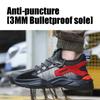 Четырехсезонная защитная обувь, противоударная, противопрокольная, проникающая в воздух, легкая защитная обувь, нескользящая, износостойкая утепленная рабочая обувь.
