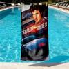Knight Rider Print Beach Towel Design, Soft, Lightweight. for Home Bathroom, Spa, Pool, Yoga, Surfing, Camping, Gift for Family, Friend