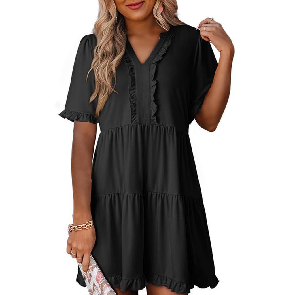 Women's Casual Sundress Knee-Length Fashion Comfy Dress