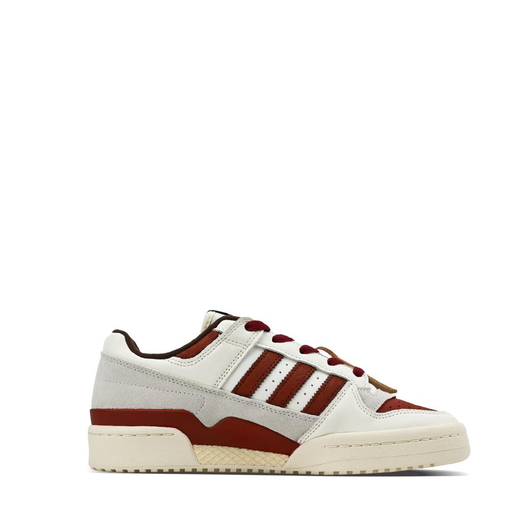 Adidas Originals FORUM Low top Skateboard Shoes Unisex Beige Red JQ0206(Team639)