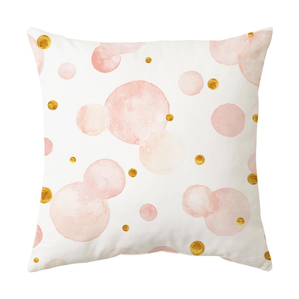 Новая розовая подушка Чехол для подушки из перьев Домашний диван Кровать Наволочка Подушка Подушка Наволочка