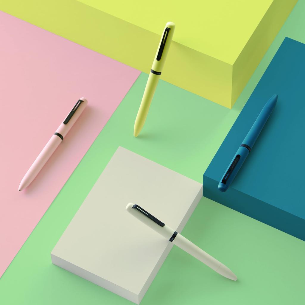 Шариковая ручка Mitsubishi Pencil Jetstream Вращающаяся Легкое касание Чернила Облачная 3-цветная ручка, Prime, Тип, 0.5, Белый, SXE3LPR05.46