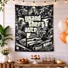 Gta Customize Your Name Tapestry Customizable Wall Tapestry Soft Durable Fabric Suitable for Picnics Four Seasons Decor Unique Gift for Family Friends