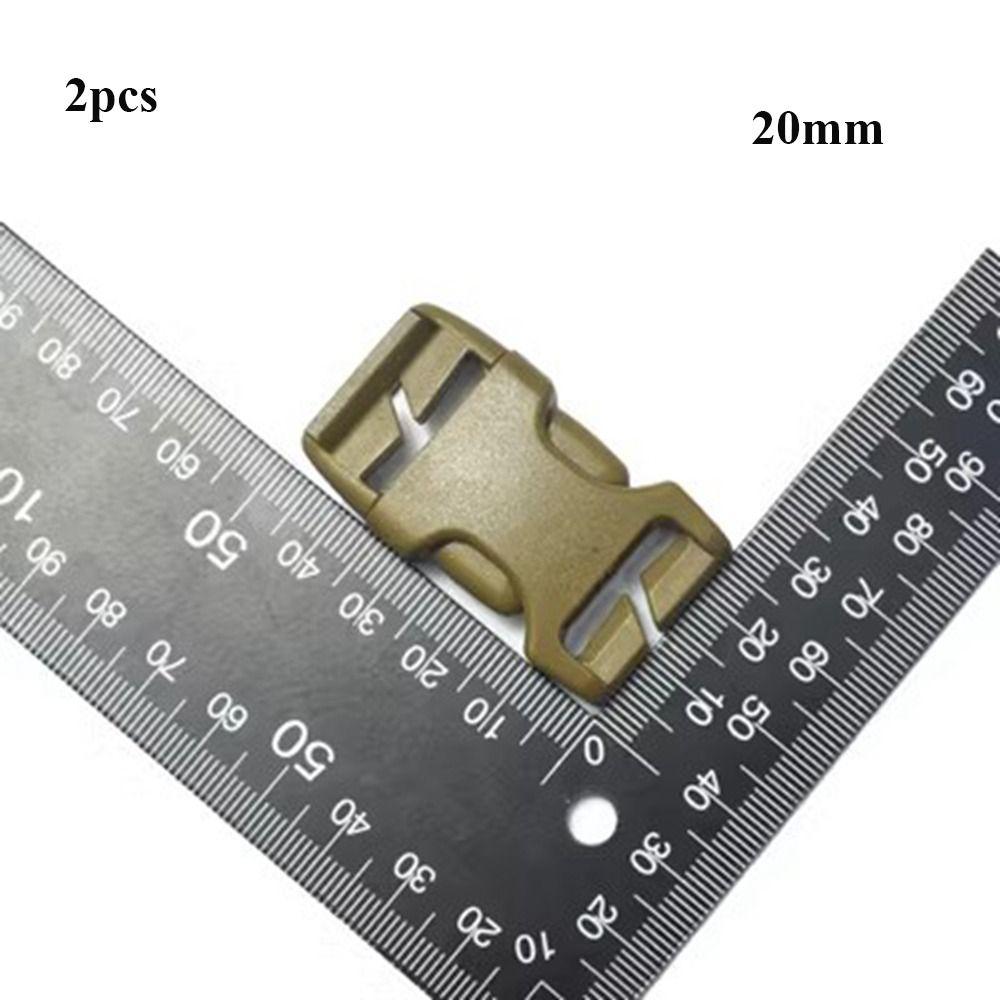 2pcs Plastic Side Release Buckle 5 Colors Webbing Outdoor Tool Curved Buckles  Outdoor Tools