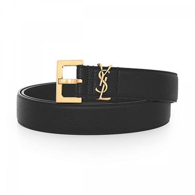 Saint Laurent 634440 Dti0w 1000 Cassandra Монограммный Квадратный Золотой Ремень