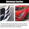 6pcs/Set Universal Front Bumper Lip Decoration Diffuser Splitter Fins Body Spoiler Canards Valence Chin Car Tuning Canard
