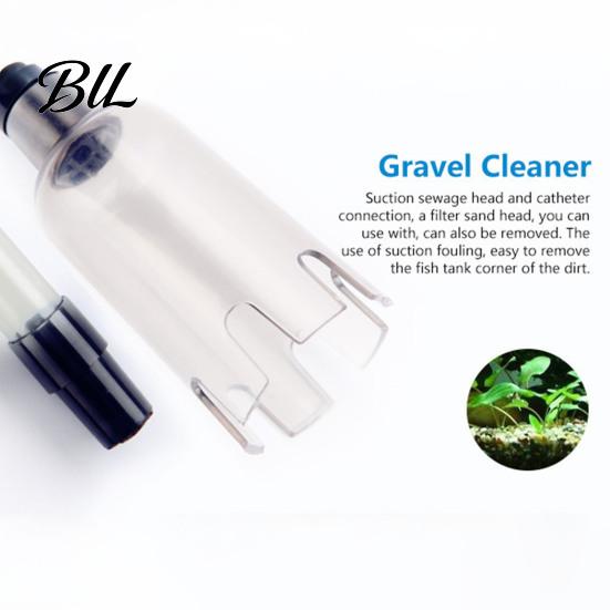 Multi-functional Aquarium Tool Electric Gravel Cleaner, Cordless Fish Tank Vacuum with Adjustable Length, Portable Suction Water Filter Cleaner
