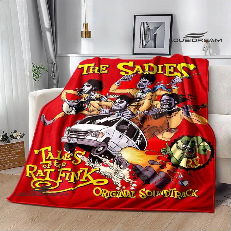 Сказки о Крысе Финке Аниме Плед для пикника Фланелевый Мягкий и Удобный Домашний Дорожный Плед Подарок на День Рождения Плед для Кровати