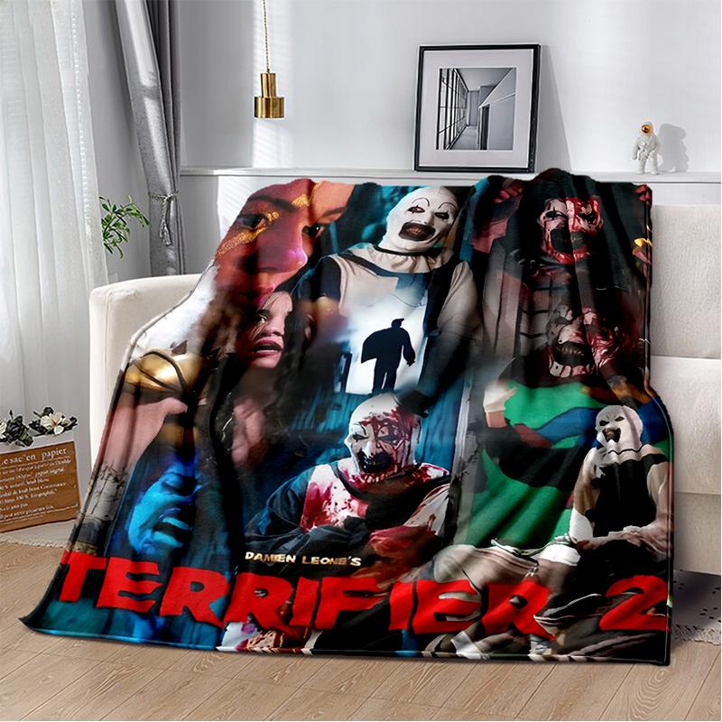 29 Style Terrifier Horror Movie Halloween Gift Soft Plush Blanket,Flannel Throw Blanket for Living Room Bedroom Bed Sofa Cover