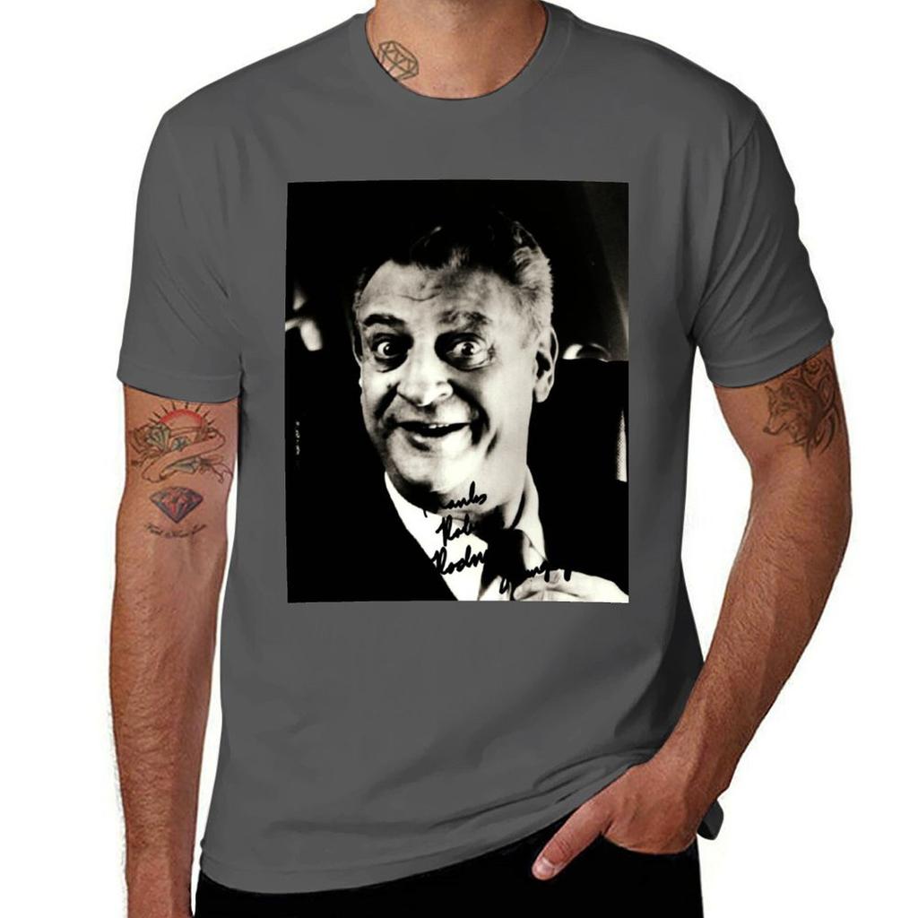 Rodney Dangerfield Autographed Photo BW Thanks Robert TShirt Festive Simple TShirt