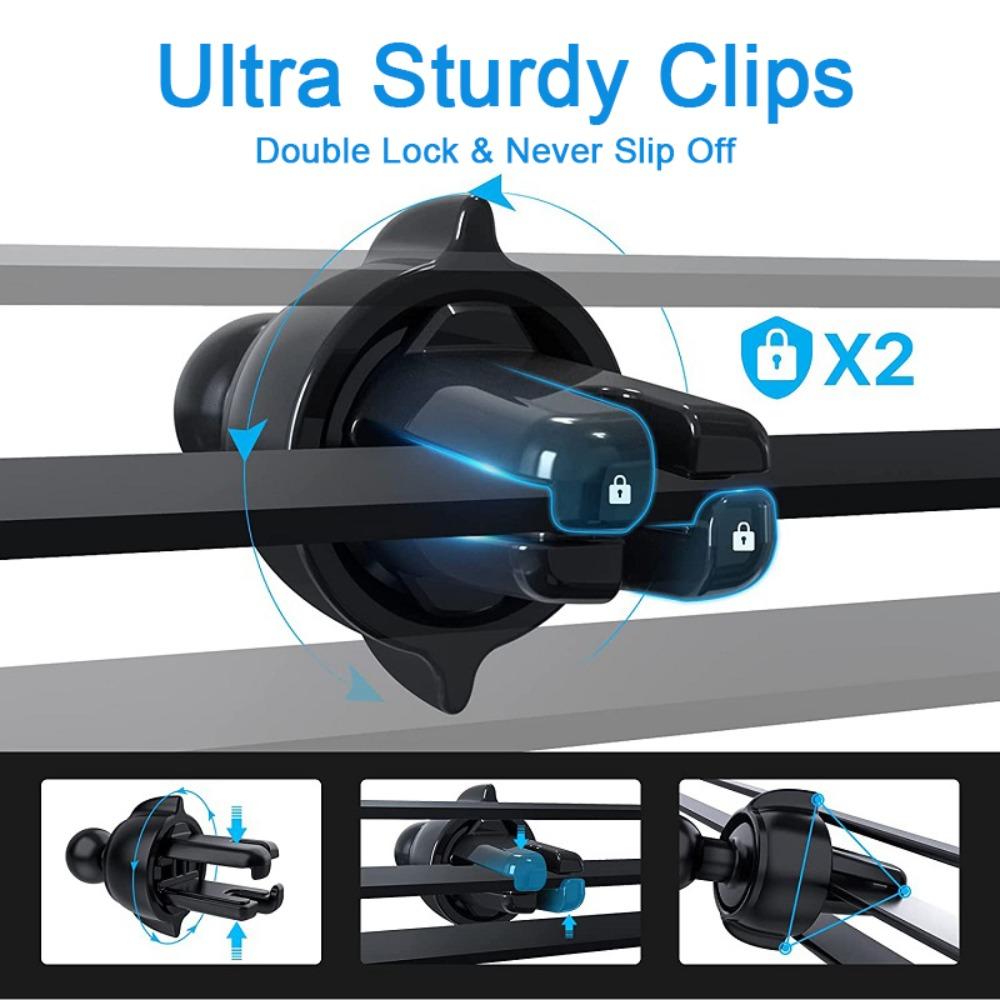 Подставка под головку, кронштейн для автомобильного зарядного устройства, гравитационный кронштейн, автомобильное крепление на вентиляционную решетку, автомобильный держатель для телефона с шаровой головкой 17 мм