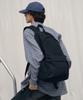Кожаный хлопковый рюкзак в стилеVarsity [Черный]