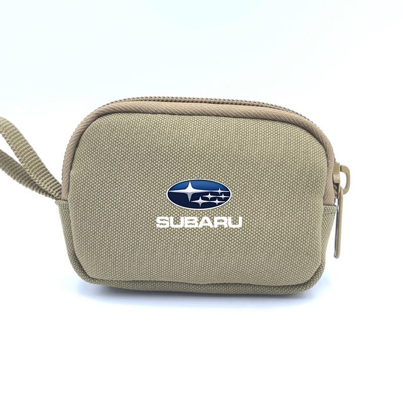 Portable Storage Bag Key Car Driver's License Cable Card Pouch For Subaru STI Forester Impreza Legacy Outback XV BRZ WRX Tribeca EE3