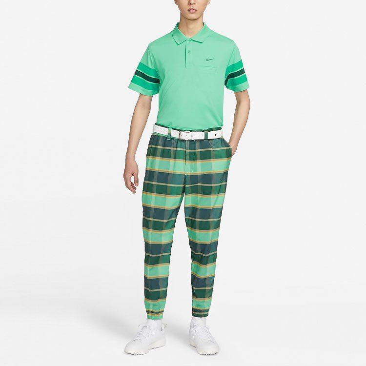 Nike Мужские рубашки-поло Зеленая воротник-поло Умеренная Другое DX9217-363
