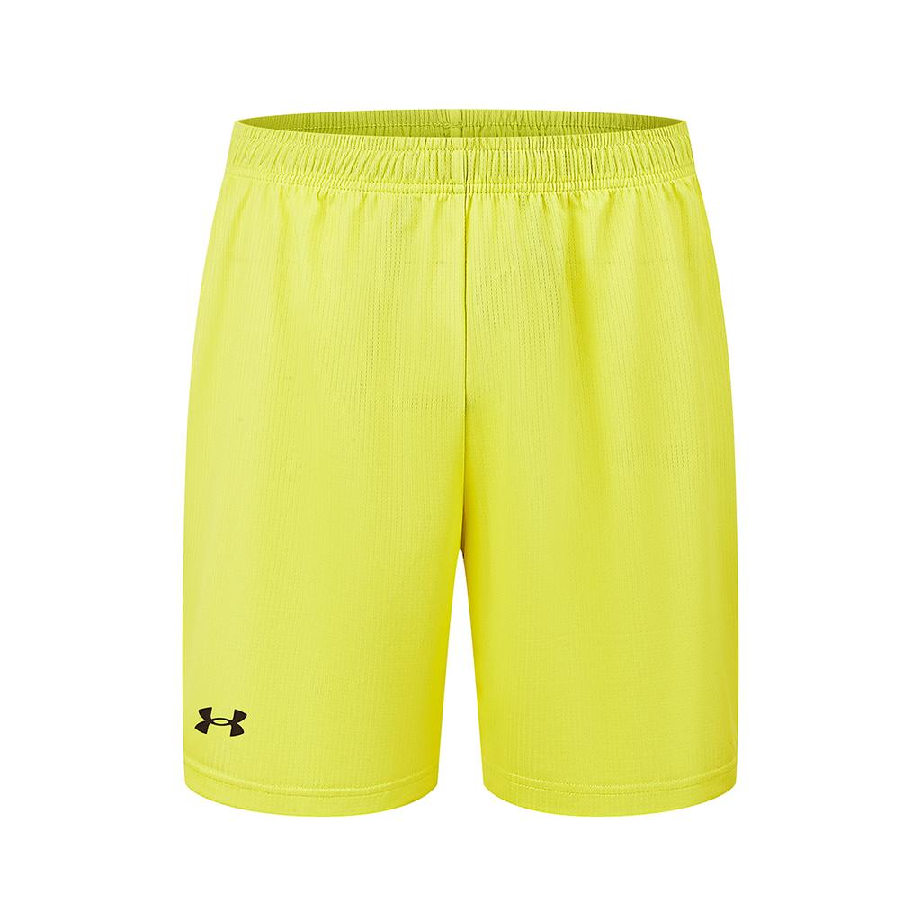 Under Armour Принт логотипа Slim Fit Outdoor Дышащие повседневные эластичные спортивные шорты унисекс шорты желтые 23500203-790