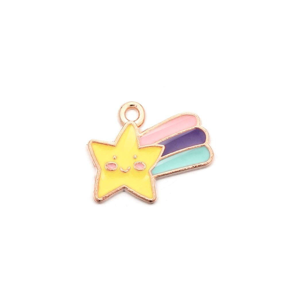 4 шт./лот милый мультяшный принт соединяется для серег, ожерелья, подвески, ремесла, сделай сам, аксессуары для изготовления ювелирных изделий