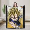 Летнее флисовое одеяло Dragon Ball Super со всеми персонажами, мягкое теплое фланелевое покрывало с 3D-печатью для кровати, дивана, спальни