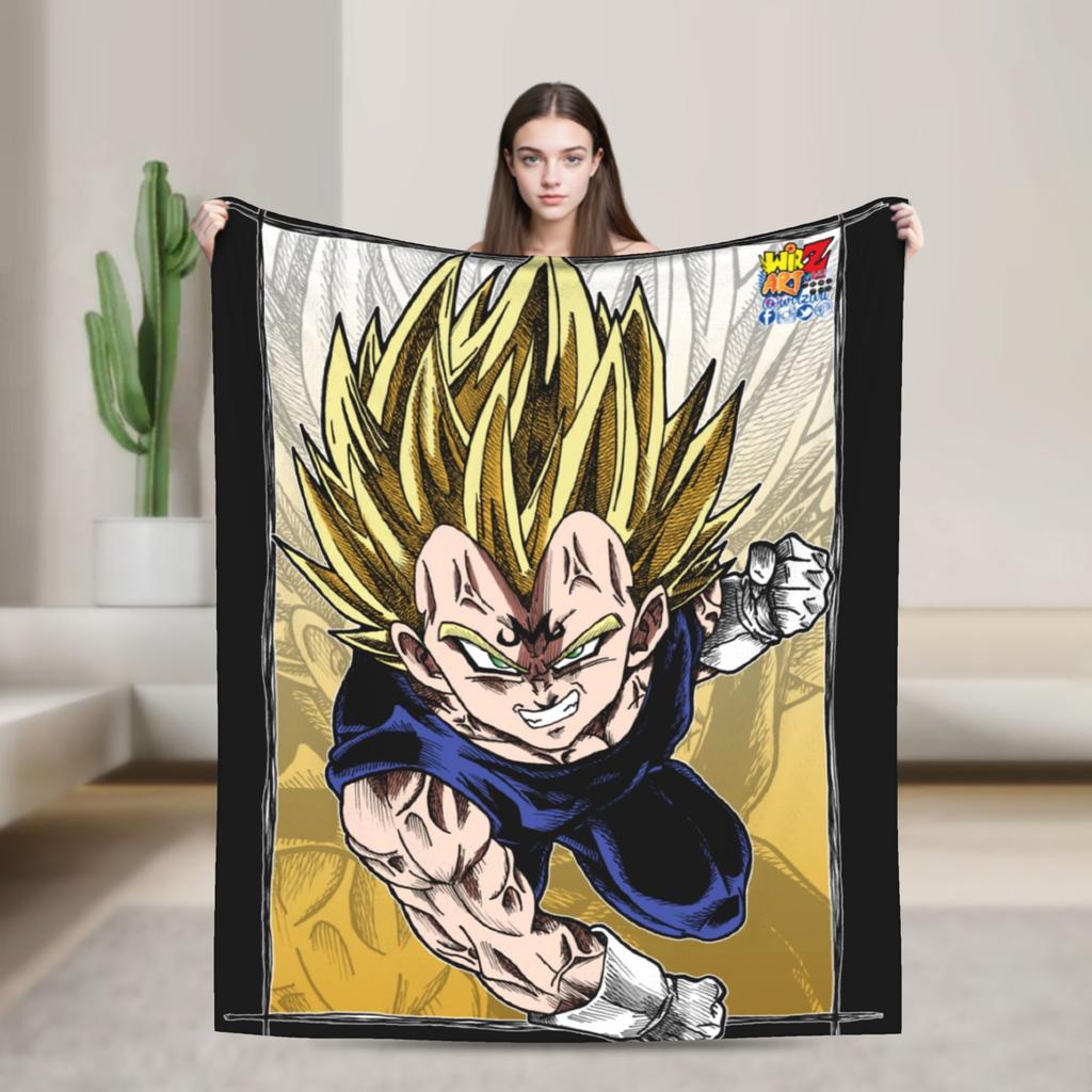 Летнее флисовое одеяло Dragon Ball Super со всеми персонажами, мягкое теплое фланелевое покрывало с 3D-печатью для кровати, дивана, спальни