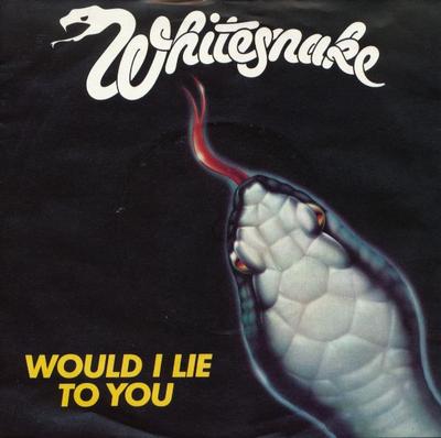 7-дюймовая пластинка WHITESNAKE - Would I Lie To You BP399 Liberty 1981 UK Рок Б/У