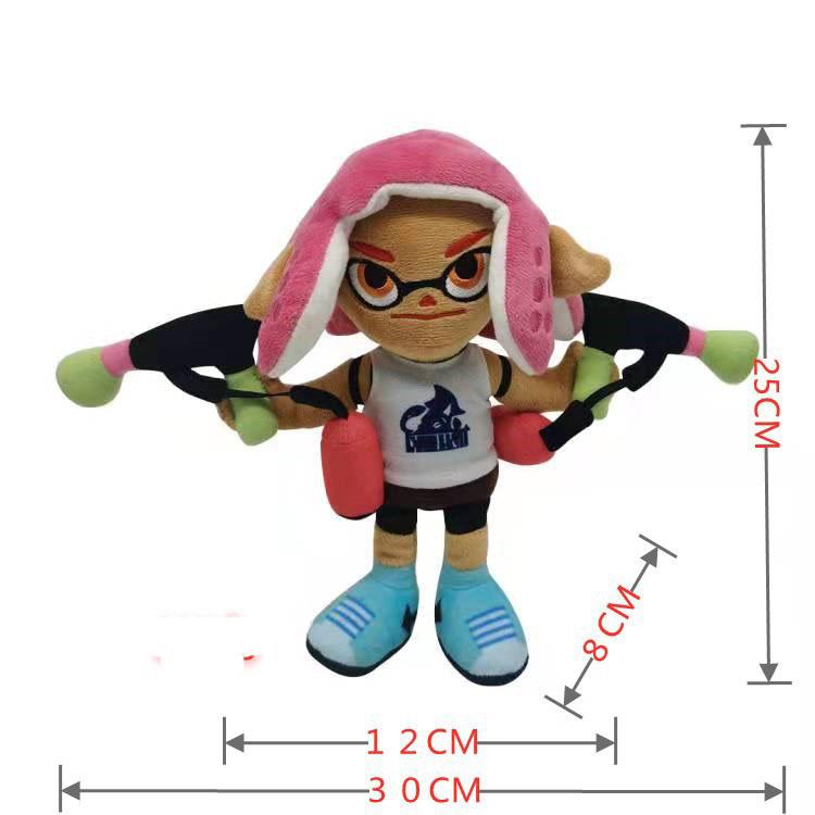 Новый мультфильм аниме 25 см Splatoon 3 плюшевые игрушки милая игра Splatoon 2 мягкие куклы подарки для мальчиков девочек день рождения