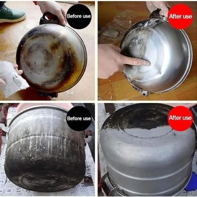 Универсальное чистящее средство, Чистящая паста для нержавеющей стали Мощная чистящая паста для удаления ржавчины с посуды, Чистящее средство для нержавеющей стали для кухни