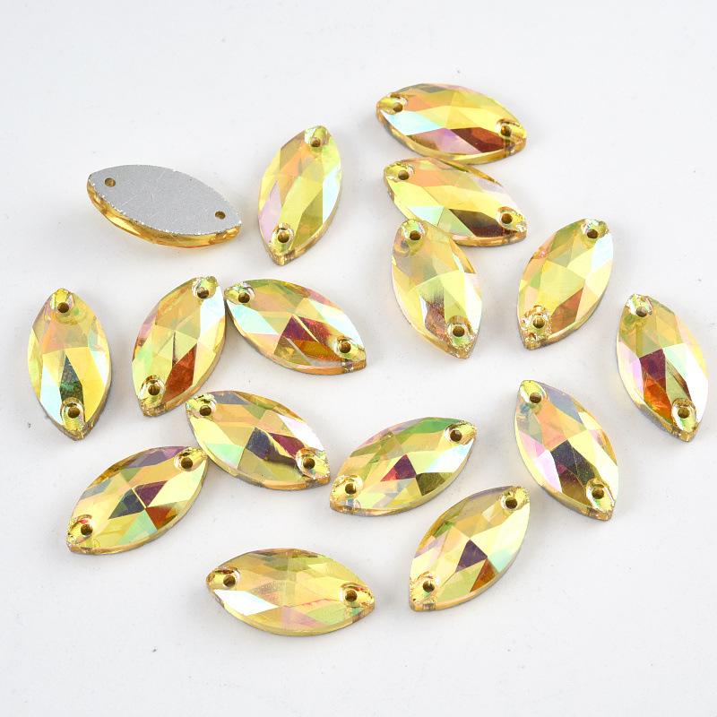 Hand Sewn Drill, Horse Eye Crystal Glass Diy Rhinestone Beauty Clothing Wedding Accessories Accessories