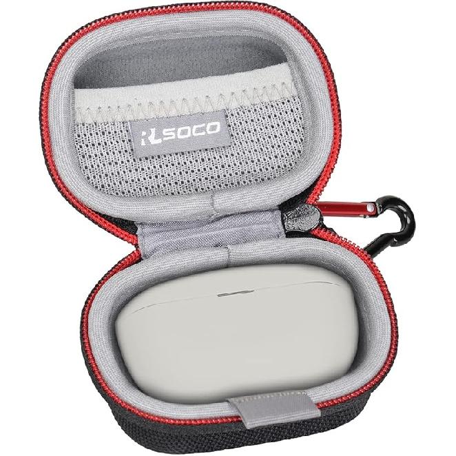 Жесткий кейс RLSOCO для Sony WF-1000XM5 Лучшие полностью беспроводные наушники с шумоподавлением (черный)