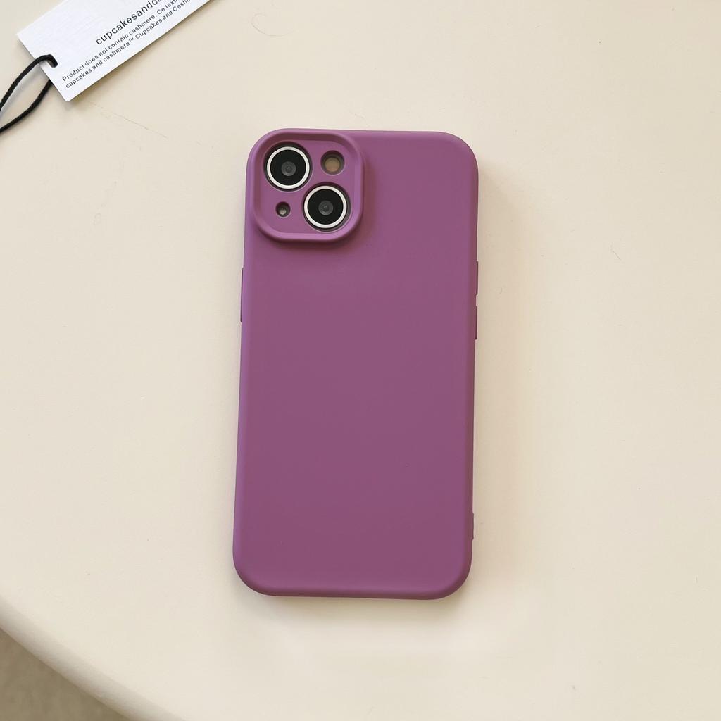 Применимо к чехлу для мобильного телефона iPhone17Promax Apple 16 жидкий силикон 14 простой однотонный 13 противоударный защитный чехол