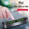 Digital Temporary Car Parking Number Plate and Phone Ornament