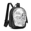 Jierotyx Goth Skull Motorcycle Backpacks for Women Men Vintage Tassel Bookbag Travel Laptop Backpack Daypack for College