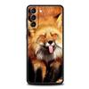 Милый мультяшный лис Животное Качественный чехол для телефона для Samsung Galaxy S23 S24 S22 S20 FE S10 Plus S21 Ultra 5G S10E S9 S8