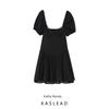 Kaslead New Women Clothes Western Style Fashion Simple Lace Poplin Short Dress 5107304