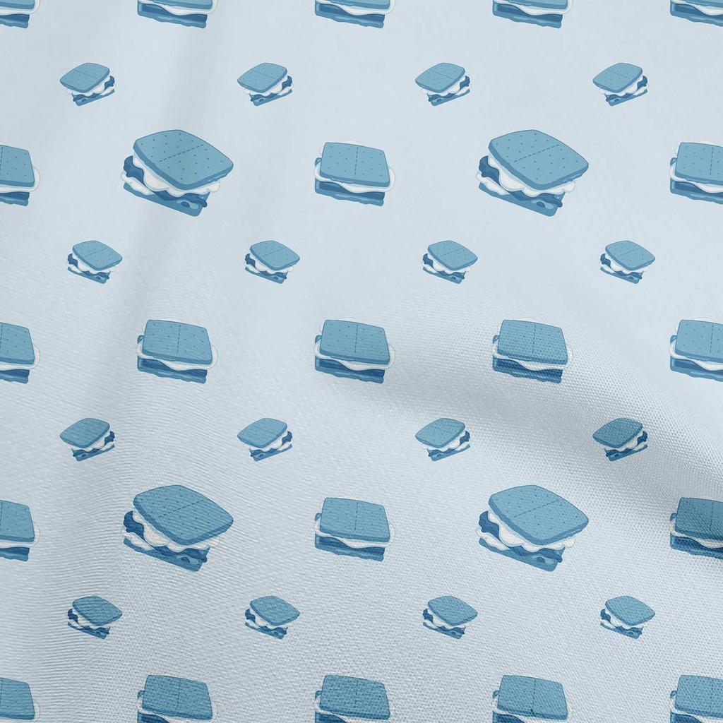 oneOone Cotton Poplin Black Fabric Food Fabric For Sewing Printed Craft Fabric By The Yard 42 Inch