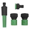 vidaXL Gartenschlauch mit Kupplung-Set Grün 0,75" 50 m PVC