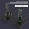 Корпус для NVME SSD 10 Гбит/с Скорость онлайн чтения и записи Корпус-адаптер для SSD Без инструментов Адаптер NVMe для M.2 NVME SD Док-станция