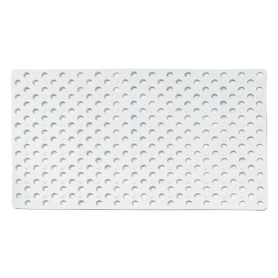 Bath Tub Shower Mat with Suction Cups Non-Slip Large Drainage Holes Design Wear Resistant