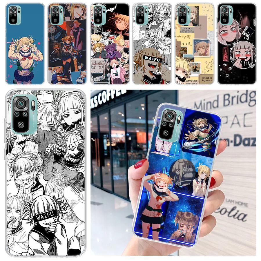 Himiko Toga Anime Soft Phone Case For Xiaomi Redmi Note 13 14 15 Pro Plus 12S 12 14S 11S 11E 10 10S 11 11T 5G 4G Cover Coque Red