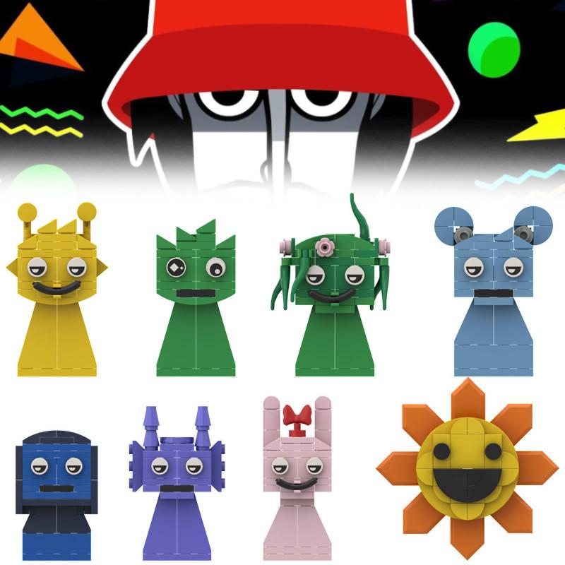 Building Incredibox Sprunki Blocks Set Construction Educational Toy Game Diy