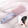 1Pc Elastic Massage Comb Hollow Out Hair Brush Scalp Massage Combs Hair Styling Detangler Fast Blow Drying Detangling Tool