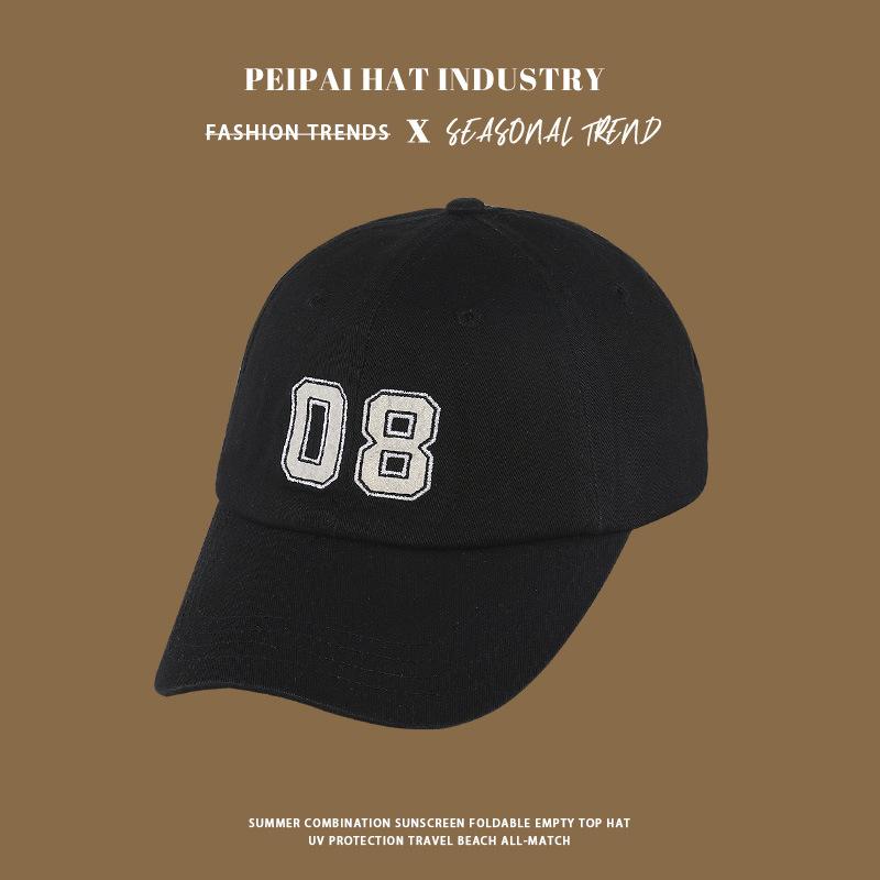 Baseball cap summer cap ins niche casual versatile high quality soft top couple men