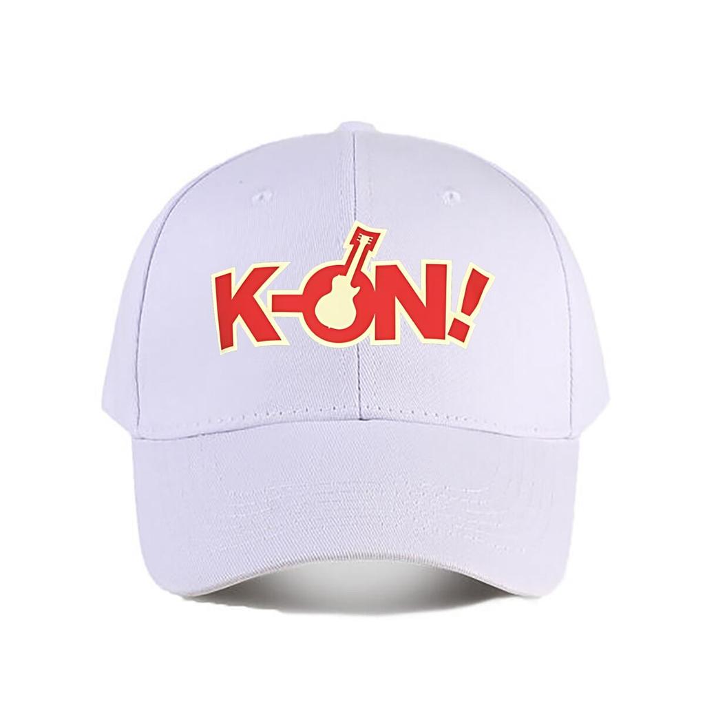 KOn Anime Music Band Baseball Cap Fashion Outdoor Sports Sunhat Unisex Snapback Cap Womens