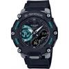 [CaSio] Часы G Shock [Официальные для внутреннего рынка] Структура Carbon Core Guard Ga 2200m 1ajf Мужские Черный Черный Синий