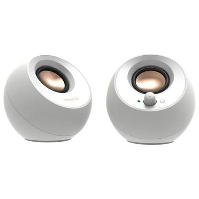 Creative Компьютерные колонки Pebble    2.0 V3 Белый/White Bluetooth 5.0 Usb-C