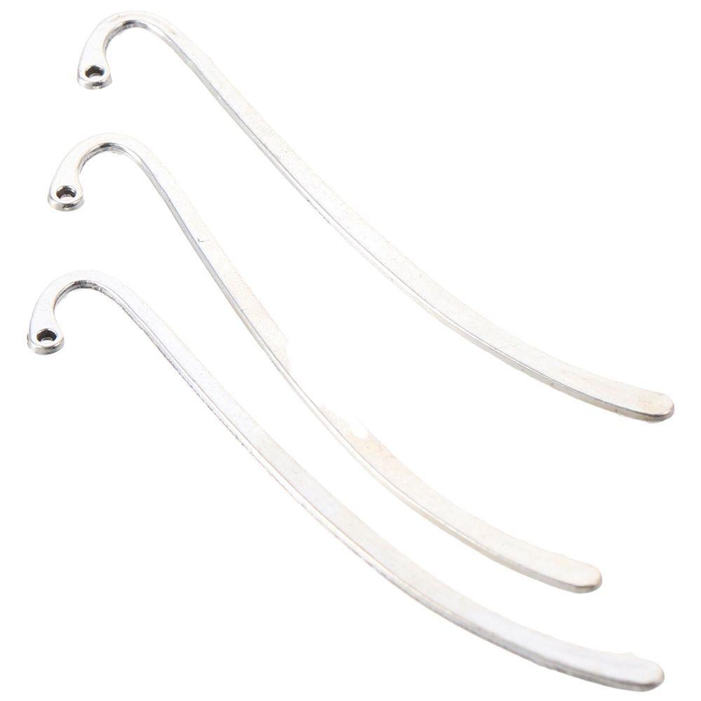 15 Pcs Carved 15 Pcs Bookmarks Silver Plated Book Clip Metal Pagination Mark Gift