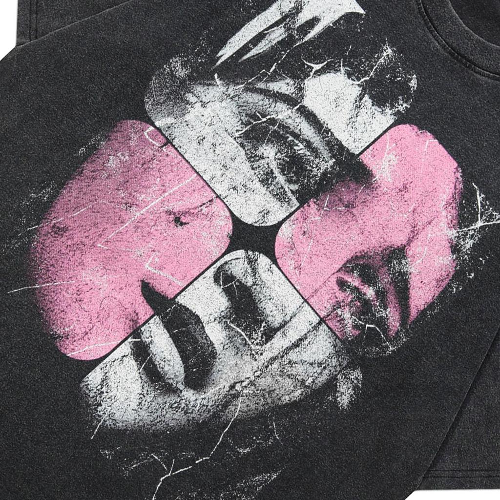 Футболка унисекс с графическим принтом Puzzle Lady Streetwear 2024 года