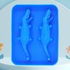 Форма для льда Fast Tray Креативная демолдинг DIY 3D Форма крокодила Бар Силиконовый лед