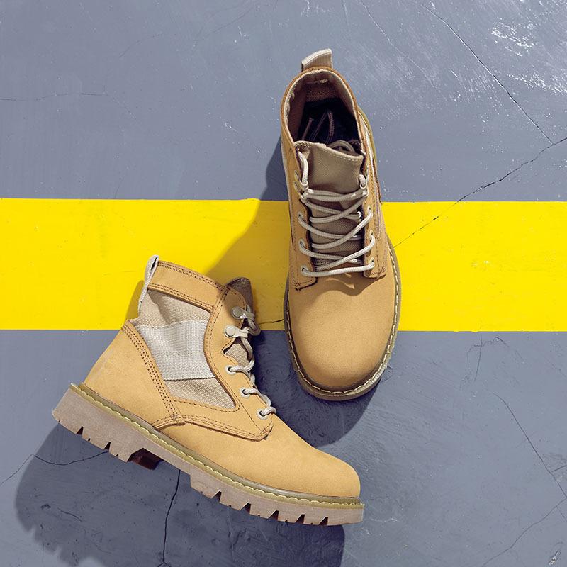 Кожаные ботинки Desert Boots Женские ботинки Martin Boots Ретро короткие ботинки Ботинки Desert Boots из коровьей кожи для отдыха на природе Мужские ботинки Locomotive Boots Инструментальные ботинки