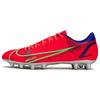 Mercurial Vapor 14 Academy HG Cleats Comfortable Daily Shock Absorption Anti-Slip Wear-Resistant Soccer Shoes Men Cleats Red CV0970-600