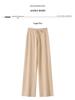 100% Pure Cashmere Women's Wide-Leg Knit Pants – Thickened, Drape, Floor-Length, Autumn/Winter Wear
