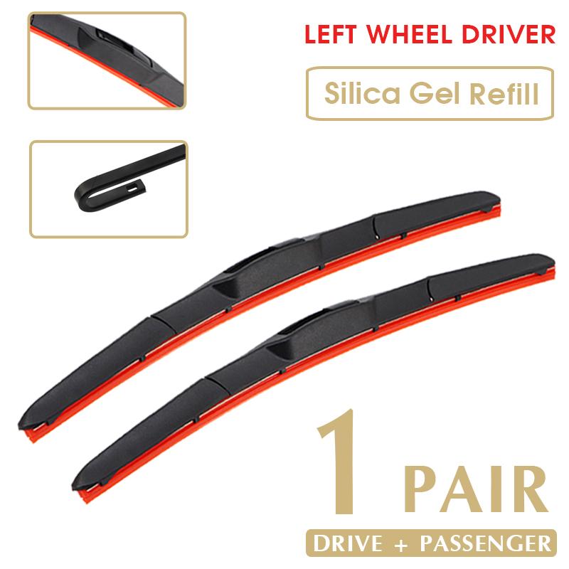 Car Wiper For Porsche 911 (997) 22"+21" 2004-2011 Front Window Washer Windscreen Windshield Silica Gel Wiper Blades Accessorie